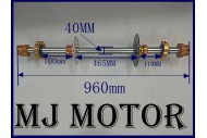 960mm 40mm Solid Axle Sprocket Disc Kit Go kart Buggy Mini Hotrod Project