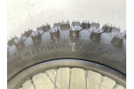 15mm  90/100-14 14" Inch Rear Wheel Rim Disc Sprocket Knobby Tyre  Dirt Bike