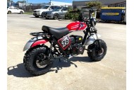 MB200 TrailMaster Hurricane 200X Mini Bike Coleman Full sized Kids Adults Bike RED