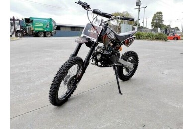 BIGFOOT 125CC PIT MOTOR DIRT BIKE TRAIL MOTOCROSS TERRAIN PRO KICK START BLACK