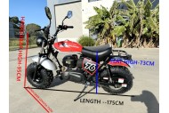 MB200X TrailMaster Hurricane Mini Bike Coleman Full sized REC-REG E-start RED