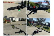 MB200X TrailMaster Hurricane Mini Bike Coleman Full sized REC-REG E-start BLUE