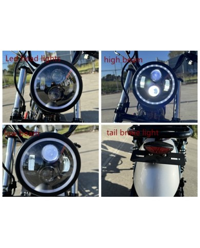 MB200X TrailMaster Hurricane Mini Bike Coleman Full sized REC-REG E-start BLUE