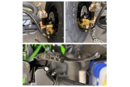 125CC ATV Sport Quad Dirt Bike 4 Wheel Buggy Go kart Rear Rack Semi Auto 3+1 RANGER GREEN