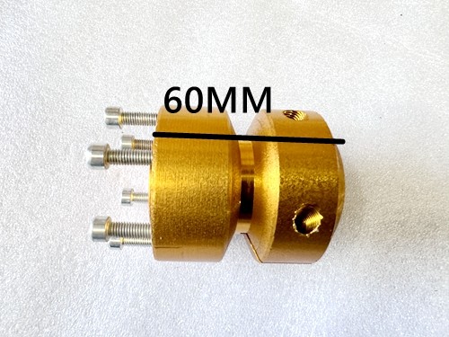 DISC CARRIER HUB CNC 20MM AXLE WITH 6MM KEYWAY GO KART TRIKE SPROCKET
