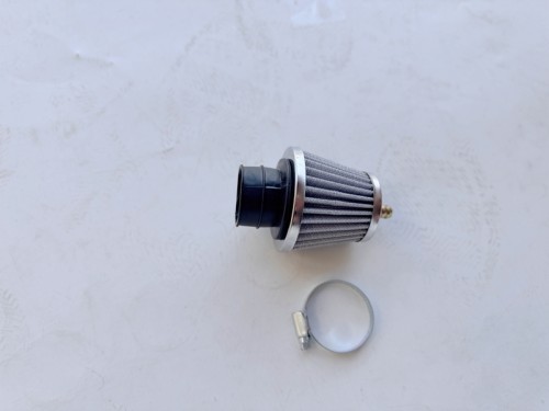38mm Steel Pod Air Filter Cleaner PIT Dirt Pocket Quad Bike ATV 110cc 125 cc
