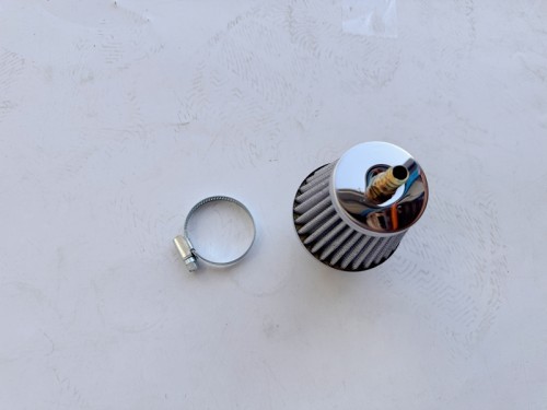 38mm Steel Pod Air Filter Cleaner PIT Dirt Pocket Quad Bike ATV 110cc 125 cc