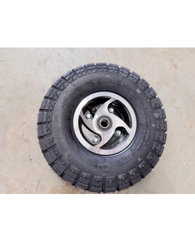 4.10- 4 4 Inch Wheel Rim+Tyre Tire Kart Mini Quad Bike ATV Buggy 15mm Bearings