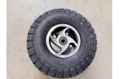 4.10- 4 4 Inch Wheel Rim+Tyre Tire Kart Mini Quad Bike ATV Buggy 15mm Bearings