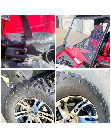200CC UTV Challenger 200EX Dune Buggy Go kart Off Road 2 Seater Auto CVT EFI White