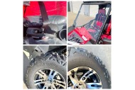 200CC UTV Challenger 200EX Dune Buggy Go kart Off Road 2 Seater Auto CVT EFI White