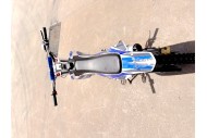 110cc Dirt Bike Trail Pit Bike Motor Electric Start Semi Auto Junior Bike Kid Blue