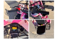 WILDFORCE49 49CC FARM QUAD BIKE ATV BUGGY KIDS 4 WHEELER HUASHENG 2-STROKE PINK