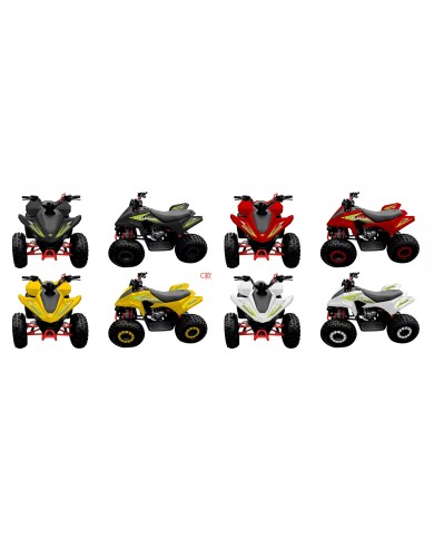 150CC ATV Sport Quad 4 Wheel Buggy Semi Auto ZOOMER BLUE kids Adults Off-road