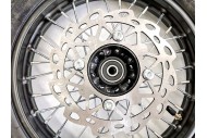 60/100-12 FRONT WHEEL KNOBBY TYRE +TUBE WITH DISC 12 INCH 12mm hole DIRT BIKE TRAIL BIKE