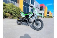 110cc Dirt Bike Trail Pit Bike Motor Electric Start Semi Auto Junior Bike Kid Green