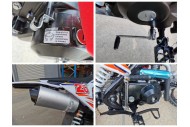110cc Dirt Bike Trail Pit Bike Motor Electric Start Semi Auto Junior Bike Kid Green